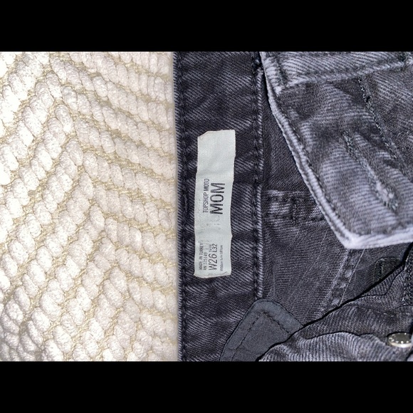 TopShop Moto Rose Print Mom Jeans - Picture 6 of 7